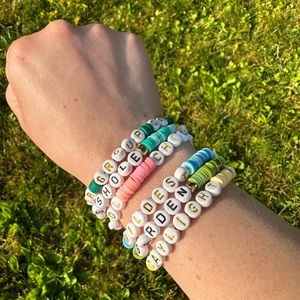 6 Custom Eras Tour Friendship Bracelets